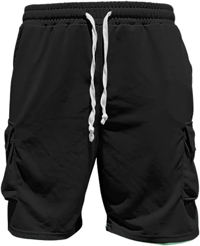 Men Outfits 2 Piece Fashion Casual Summer Drop Shoulder Oversize Tee Shirt Shorts Set Athletic Jogging Tracksuit