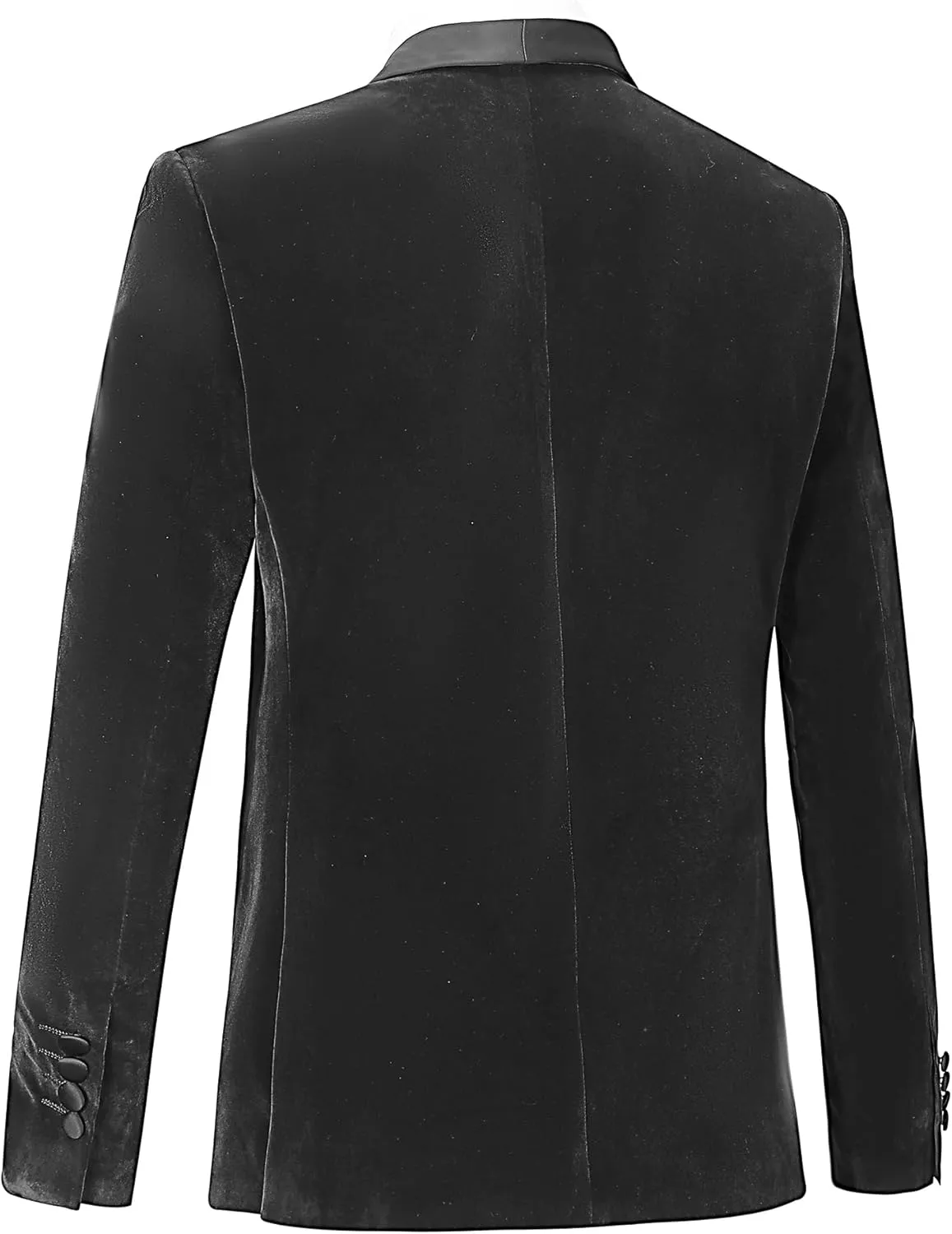 Men Suit Blazer Tuxedo Slim Fit Velvet Party Wedding Prom
