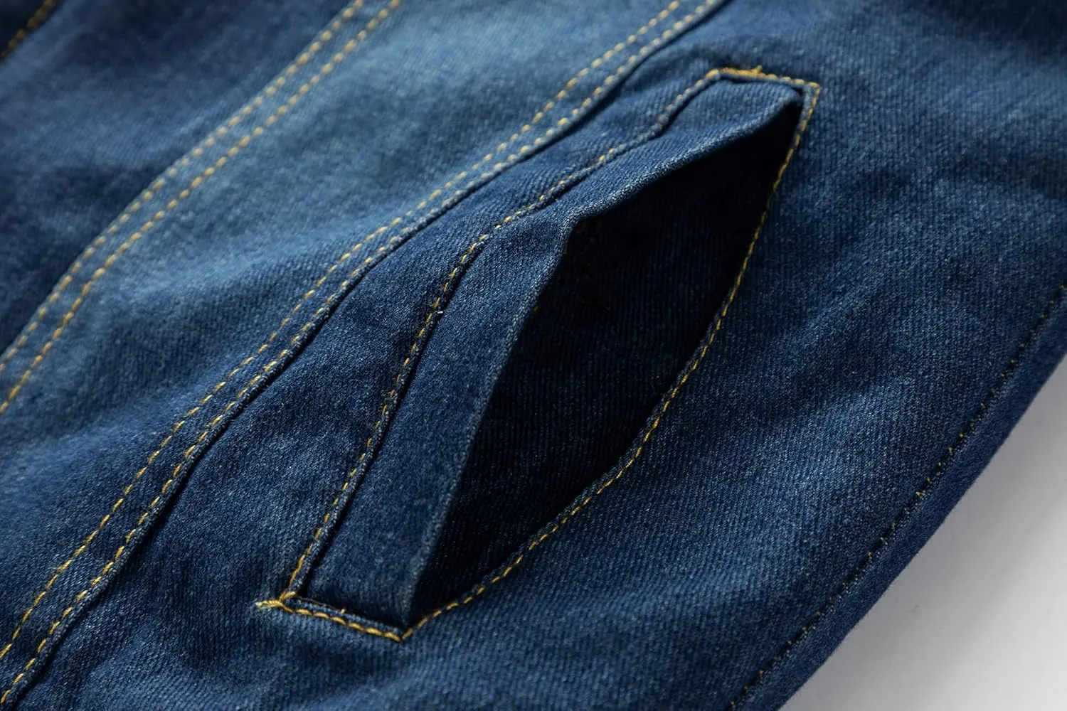 Men'S Jean Jacket Casual Loose Button Lapel Sherpa Fleece Lined Thicken Trucker Jacket Coats