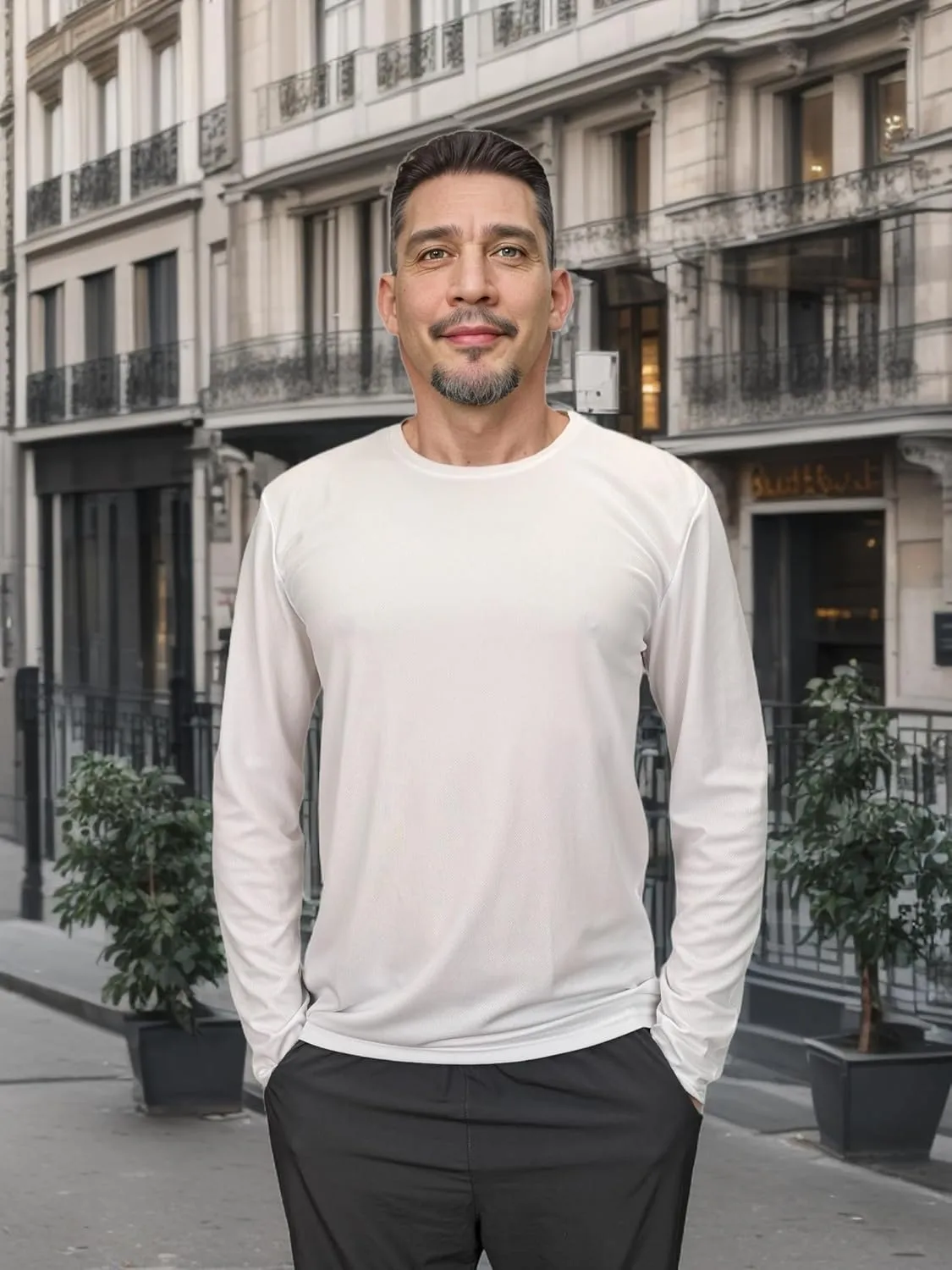 Mens Quick Dry T Shirts Long Sleeve Athletic Running Workout Sun Protective Fishing Hiking Tshirts Active Wicking Tee
