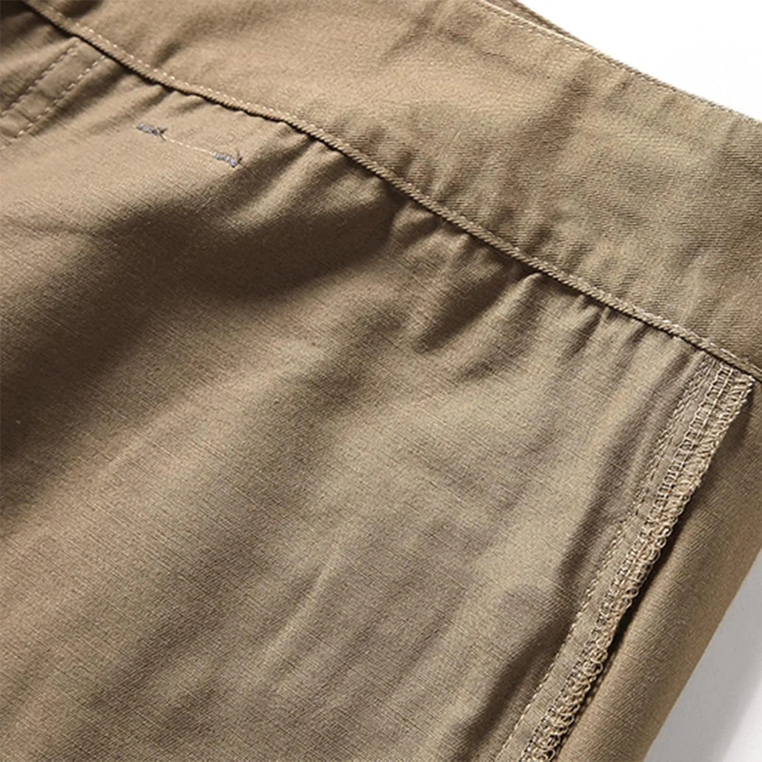 Muscularfit Black Cargo Pants for Men Outdoor Fashion Cotton Multi Pockets Tactical Trousers Comfort Stretch Sweatpants 2023