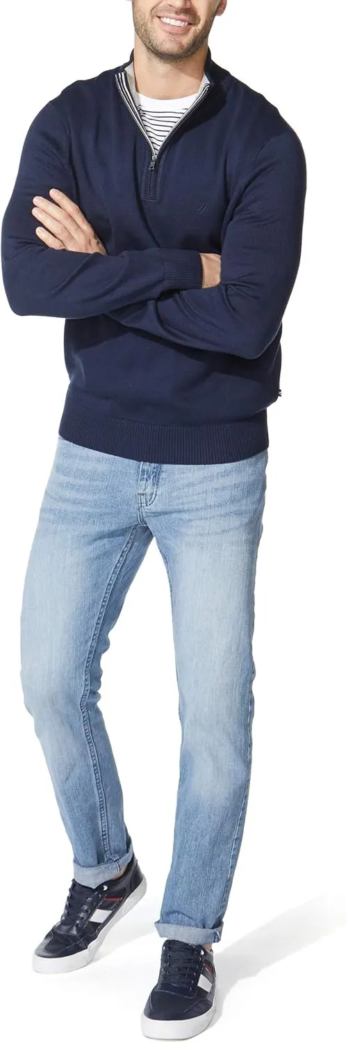 Nautica Men's Quarter-Zip Sweater