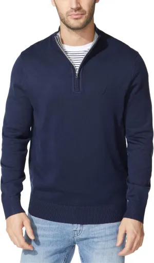 Nautica Men's Quarter-Zip Sweater