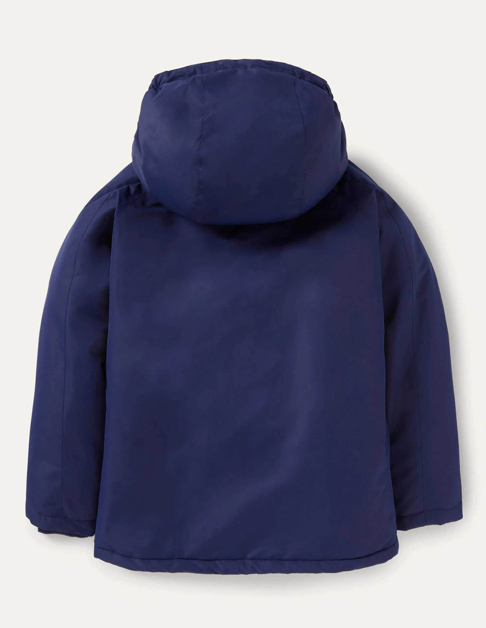 Navy Sherpa-lined Anorak-College Navy