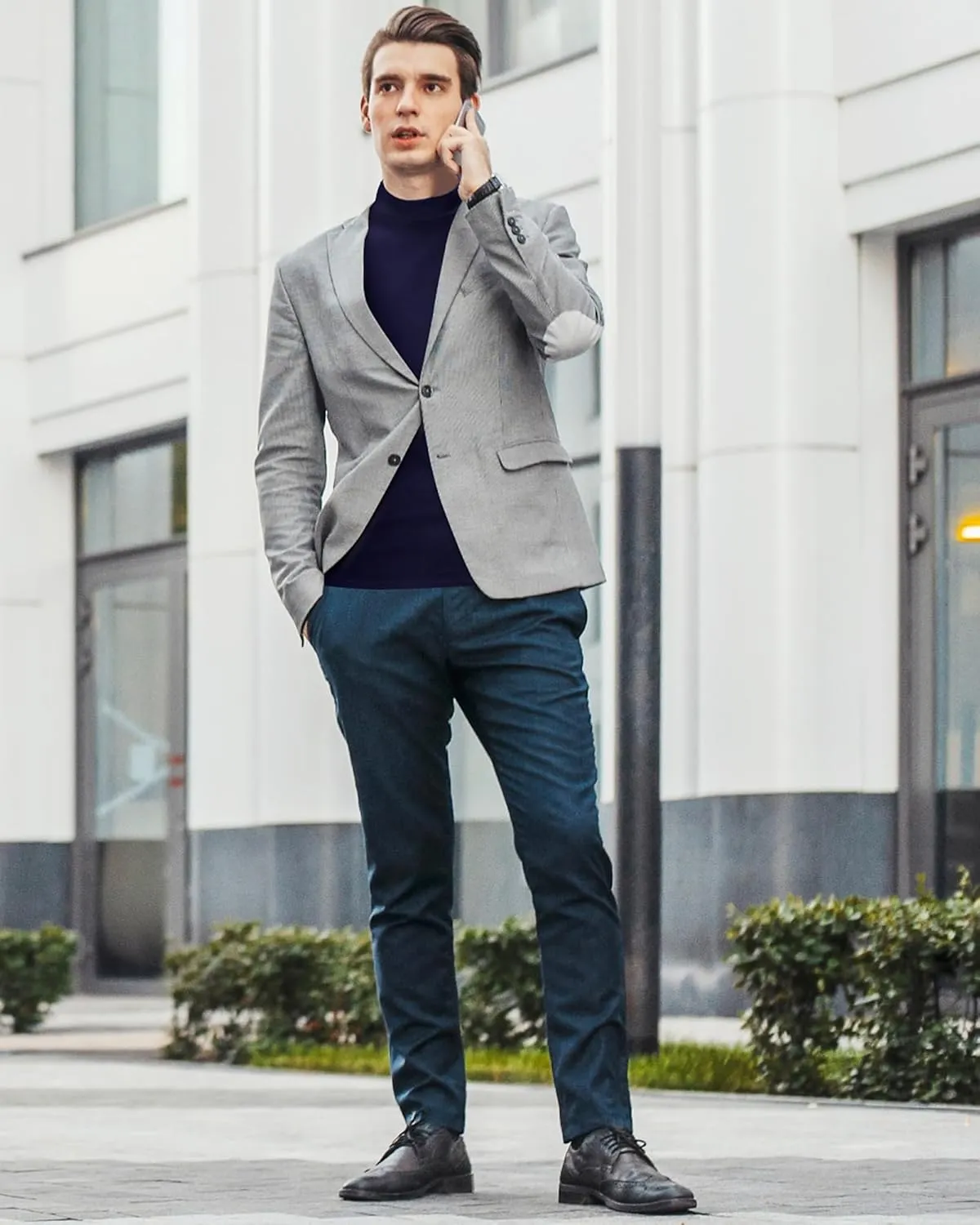 Neer 4 Pack Men's Mock Neck Shirts, Long Sleeve Turtleneck Pullover Tops Slim Fit Casual T Shirts Lightweight Basic Sweaters