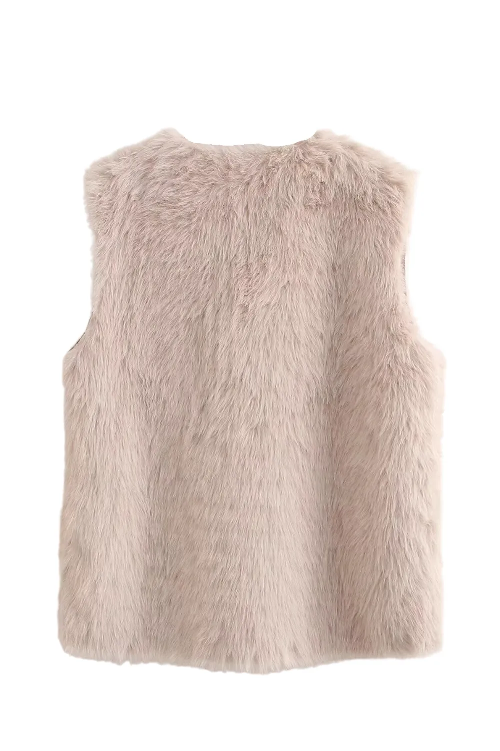 'Nicole' Duffle Faux Fur Vest (4 Colors)