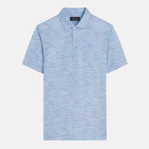 OOOHCOTTON® Tech Fabric Short Sleeve Polo / Sky