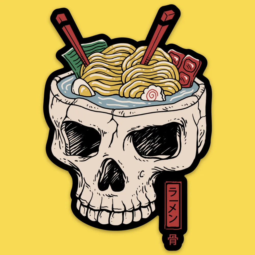 'Ramen Brain' Sticker