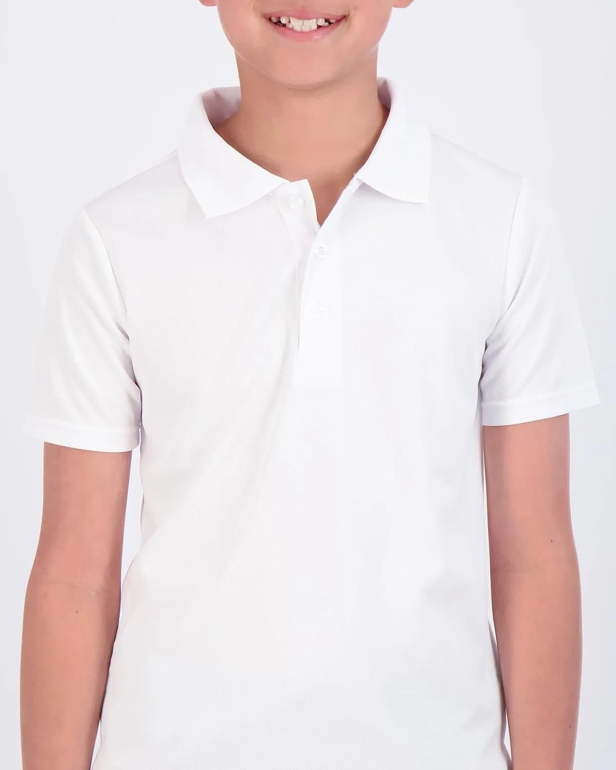 Real Essentials 3 Pack: Boy's Short Sleeve Polo Shirt - School Uniform Active Performance Golf (Ages 4-16)