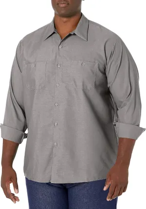 Red Kap Men's Industrial Long Sleeve Work Shirt