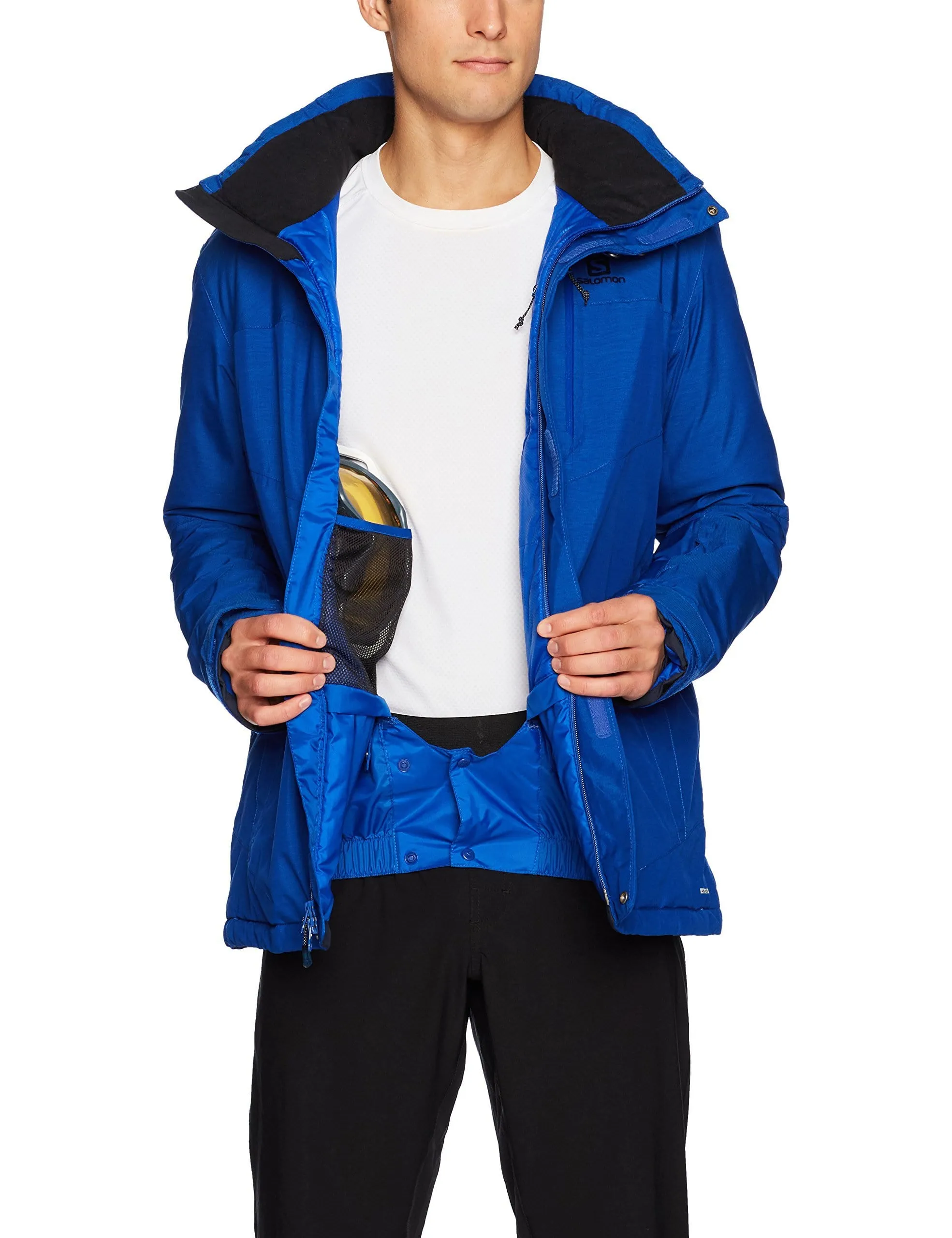 SALOMON Men's Fantasy Jacket, Surf The Web Heather, Large