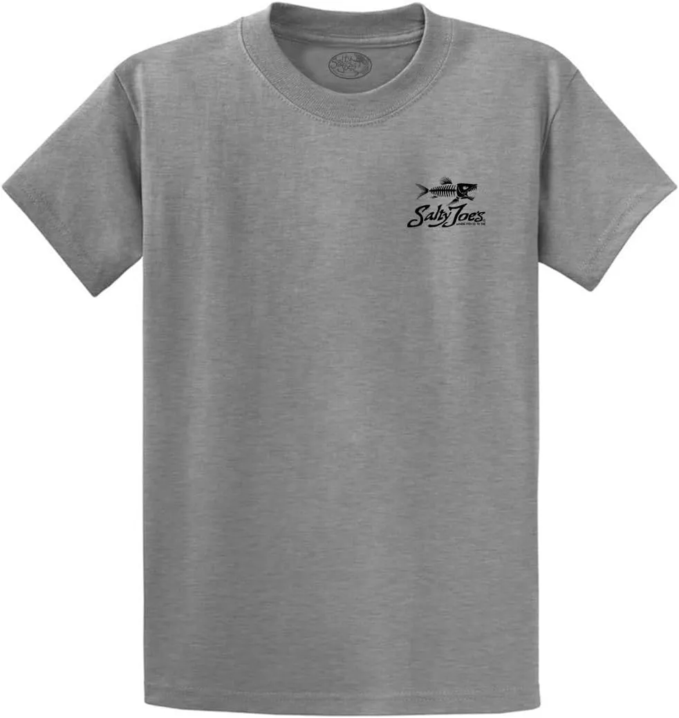 SALTY JOES Mens Graphic Logo Heavyweight Cotton T-Shirts in Regular, Big and Tall