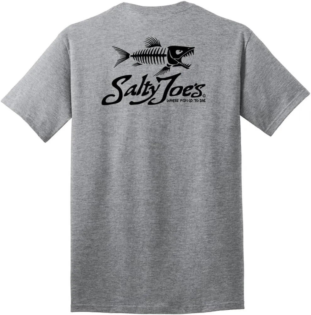 SALTY JOES Mens Graphic Logo Heavyweight Cotton T-Shirts in Regular, Big and Tall