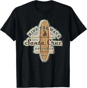 Santa Cruz, Surfer Surfboard Vintage Tshirt T-Shirt