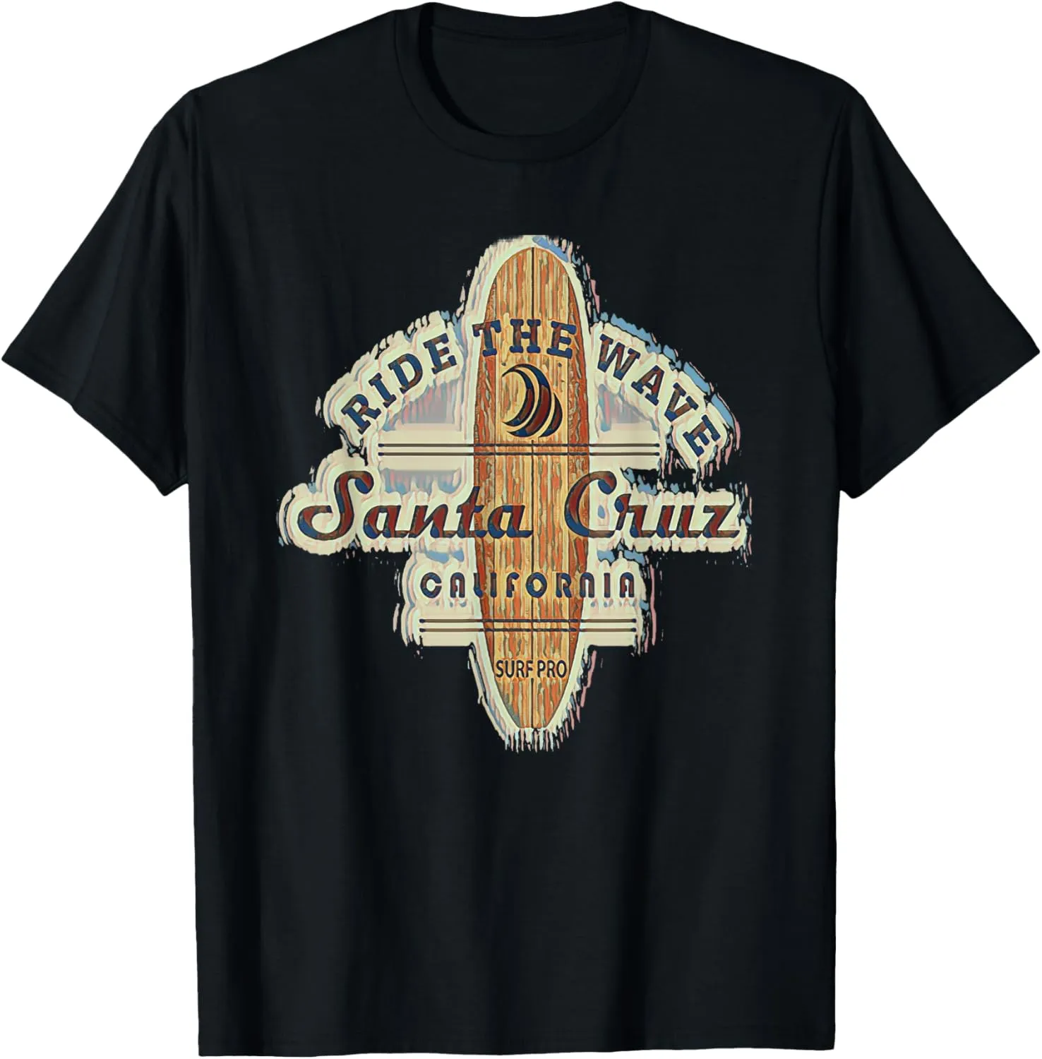 Santa Cruz, Surfer Surfboard Vintage Tshirt T-Shirt