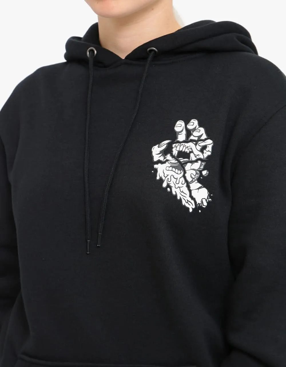 Santa Cruz Universal Hand Pullover Hoodie - Black