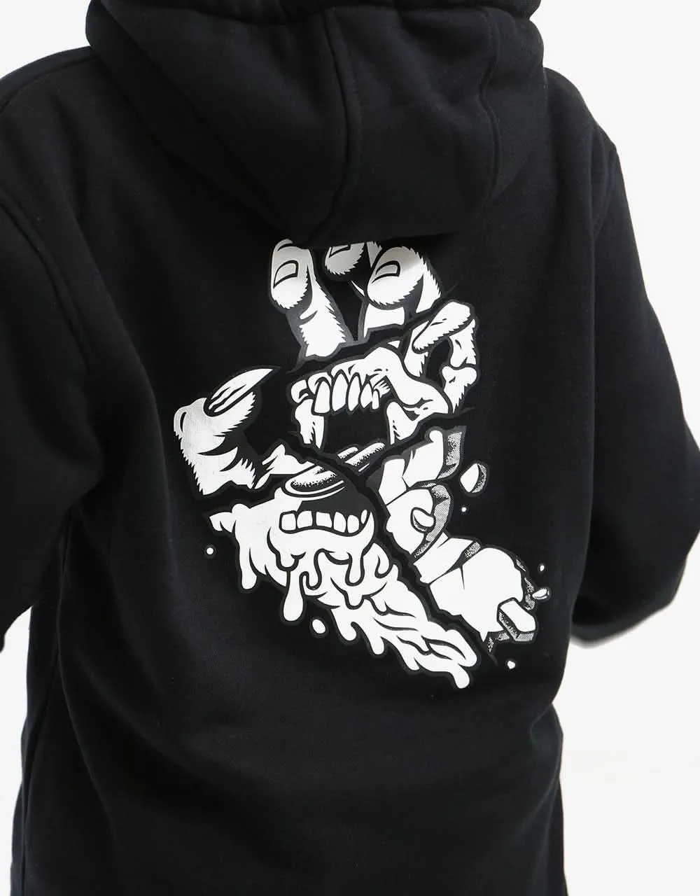Santa Cruz Universal Hand Pullover Hoodie - Black