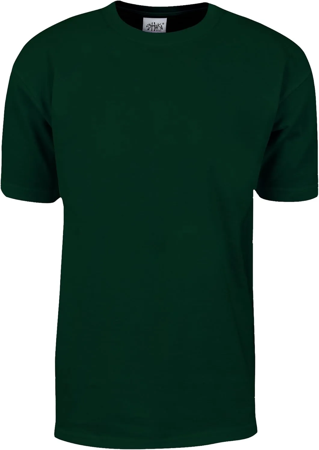 Shaka Wear Men's T Shirt  Max Heavyweight Cotton Short Sleeve Crew Neck Plain Tee Top Tshirts Regular Big Tall Size S-7XL