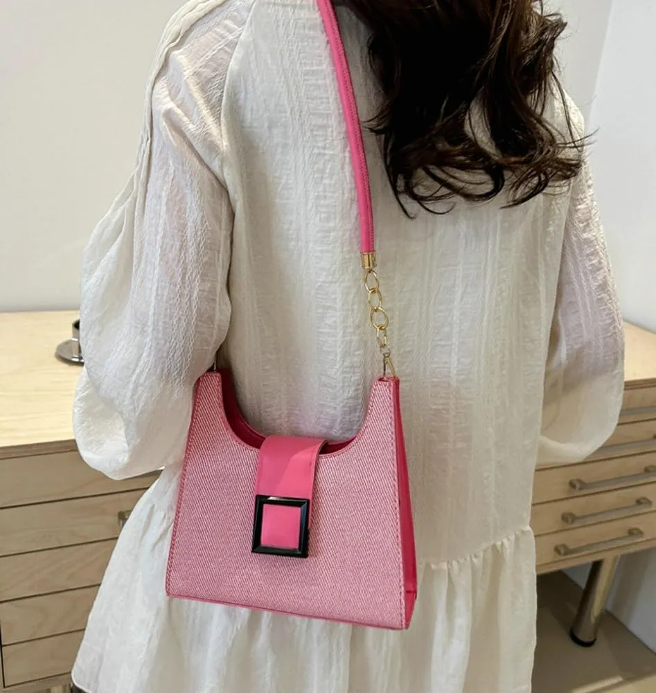 Shoulder Bag for Women Vegan Leather Tote Bag Trendy Hobo Bag Crossbody Bag Small Cute Handbag Purse