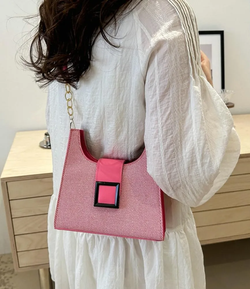 Shoulder Bag for Women Vegan Leather Tote Bag Trendy Hobo Bag Crossbody Bag Small Cute Handbag Purse
