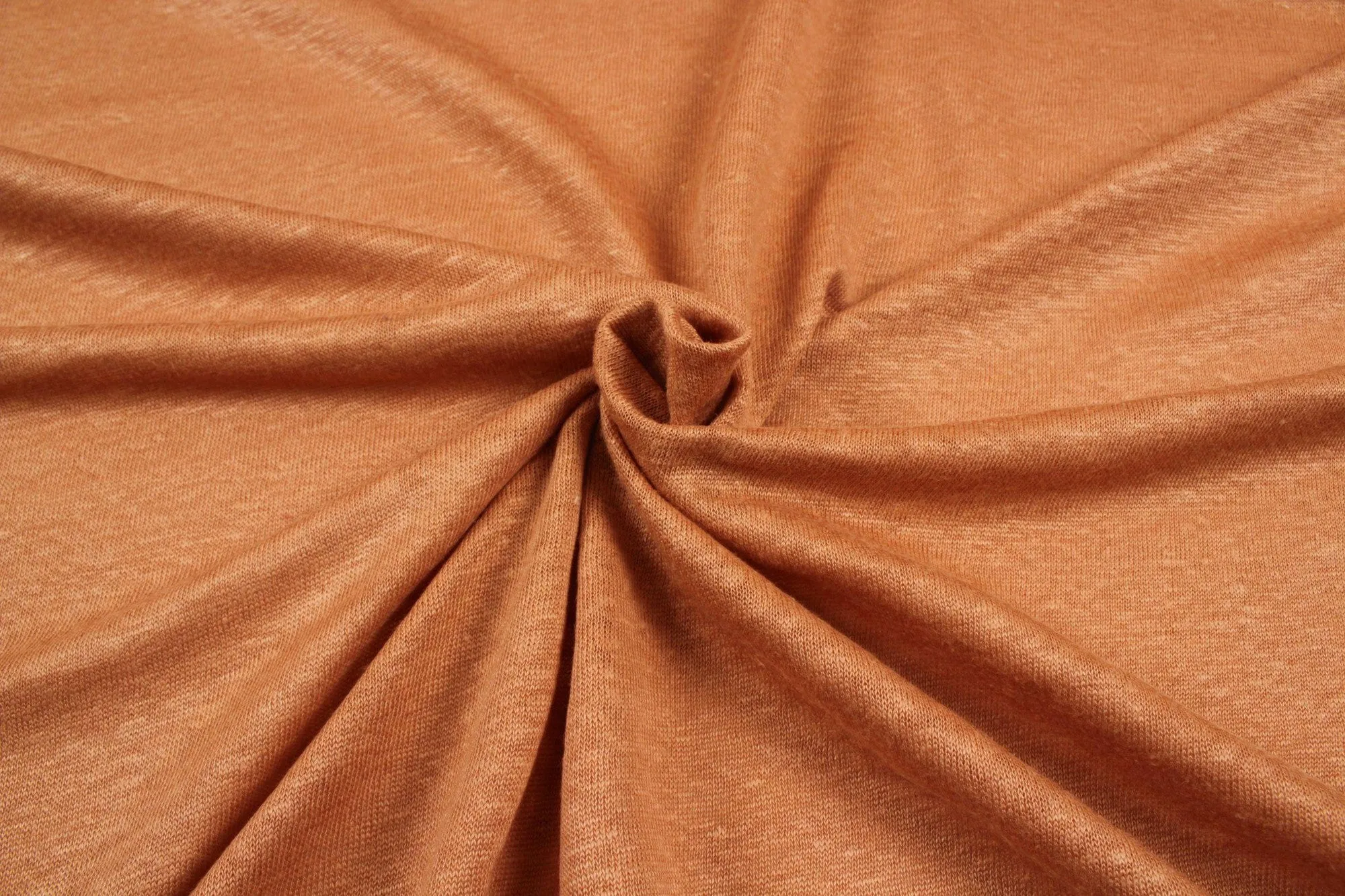 Soft Linen Single Jersey - Copper