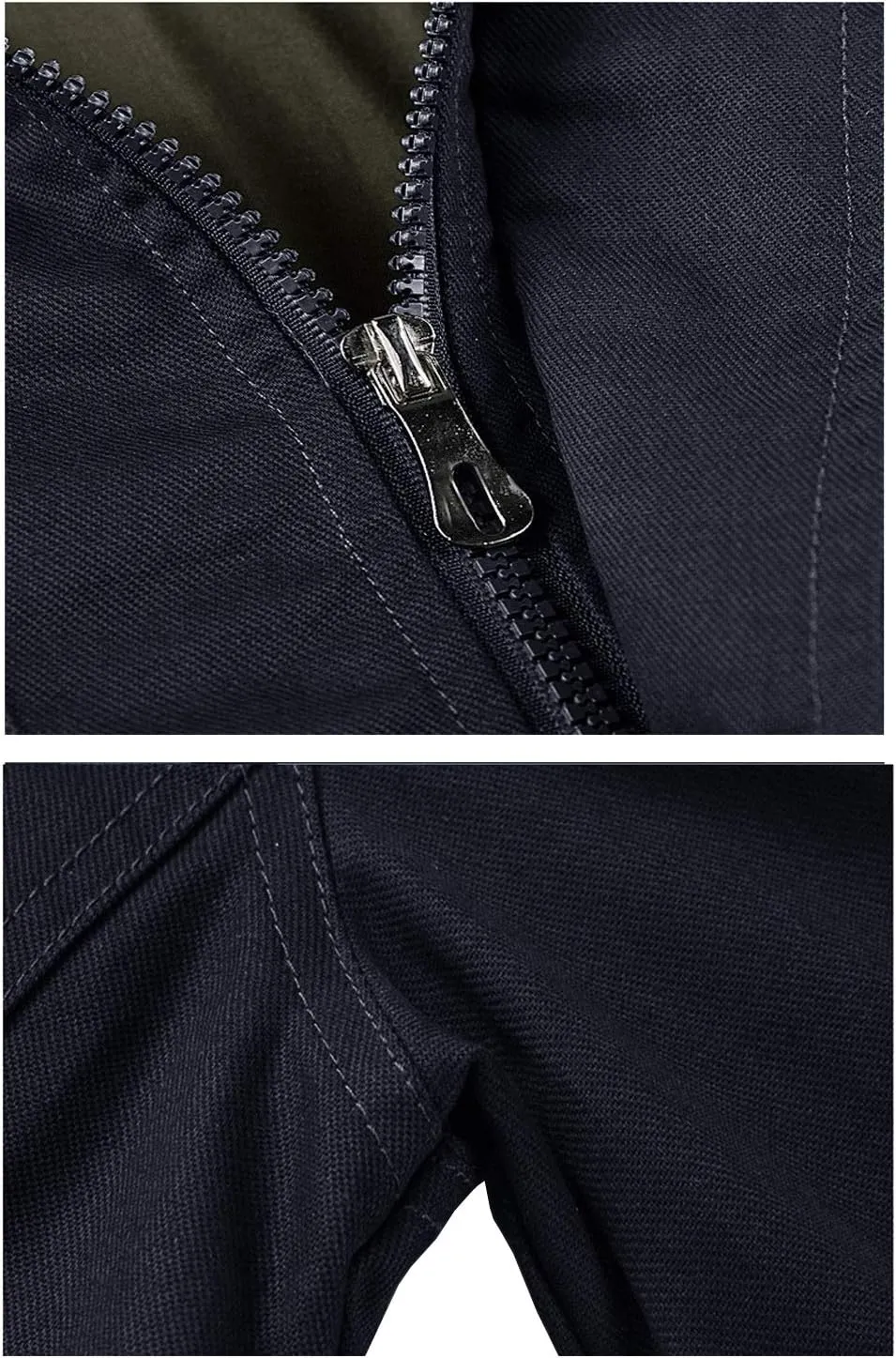 TACVASEN Men's Military Cargo Jacket with Multi Pockets