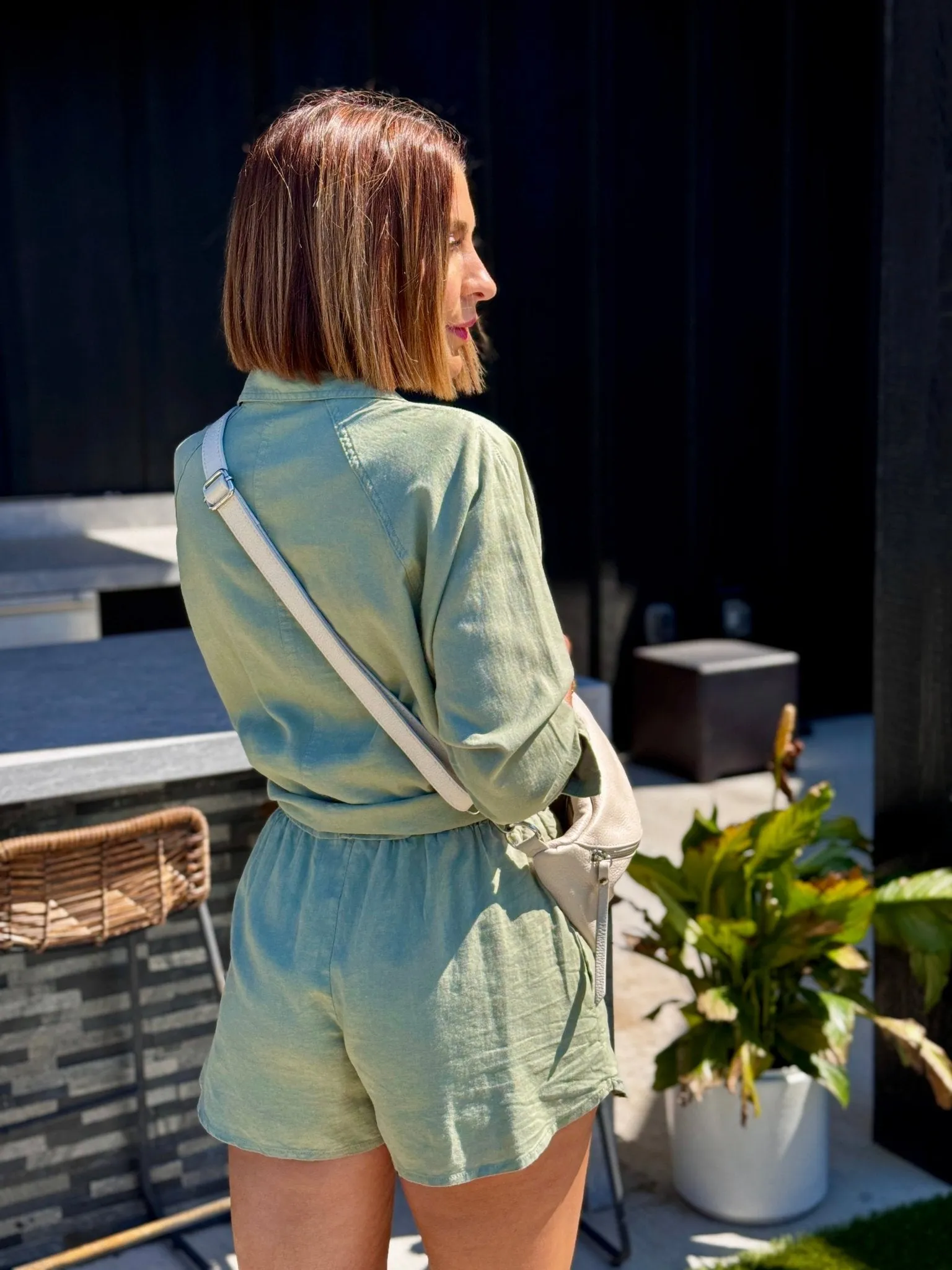 The Perfect Linen Top (Avocado) by Z Supply