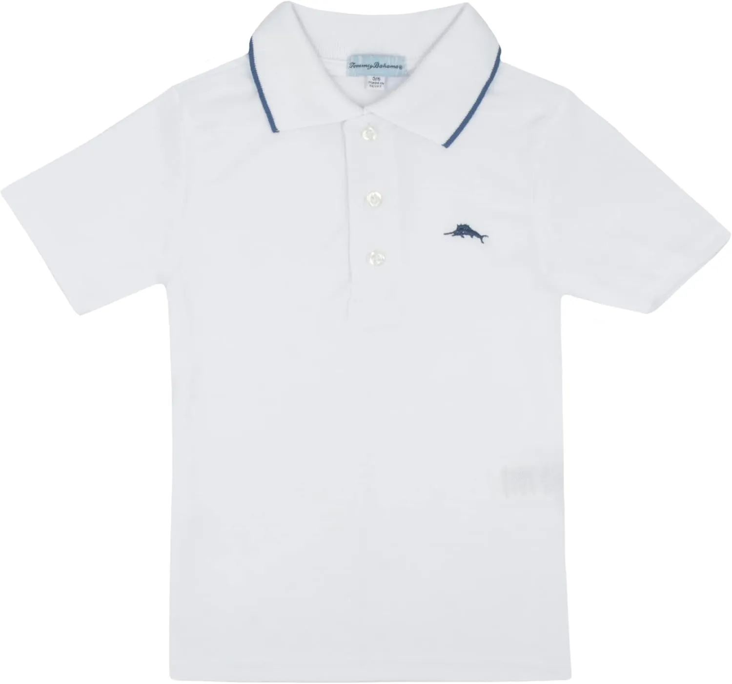 Tommy Bahama Boys Classic Fit Polo Shirt 3-Pack, Short Sleeve T-Shirts with Collar, Front Button Closure and Embroidered Logo