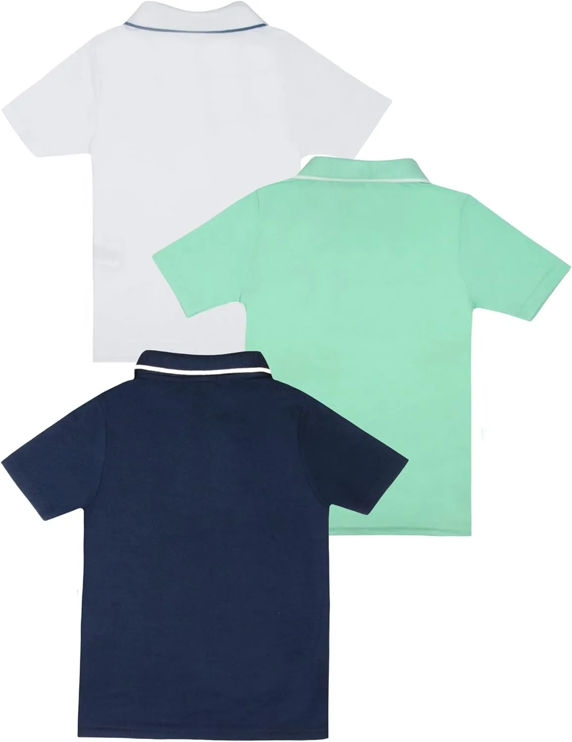 Tommy Bahama Boys Classic Fit Polo Shirt 3-Pack, Short Sleeve T-Shirts with Collar, Front Button Closure and Embroidered Logo