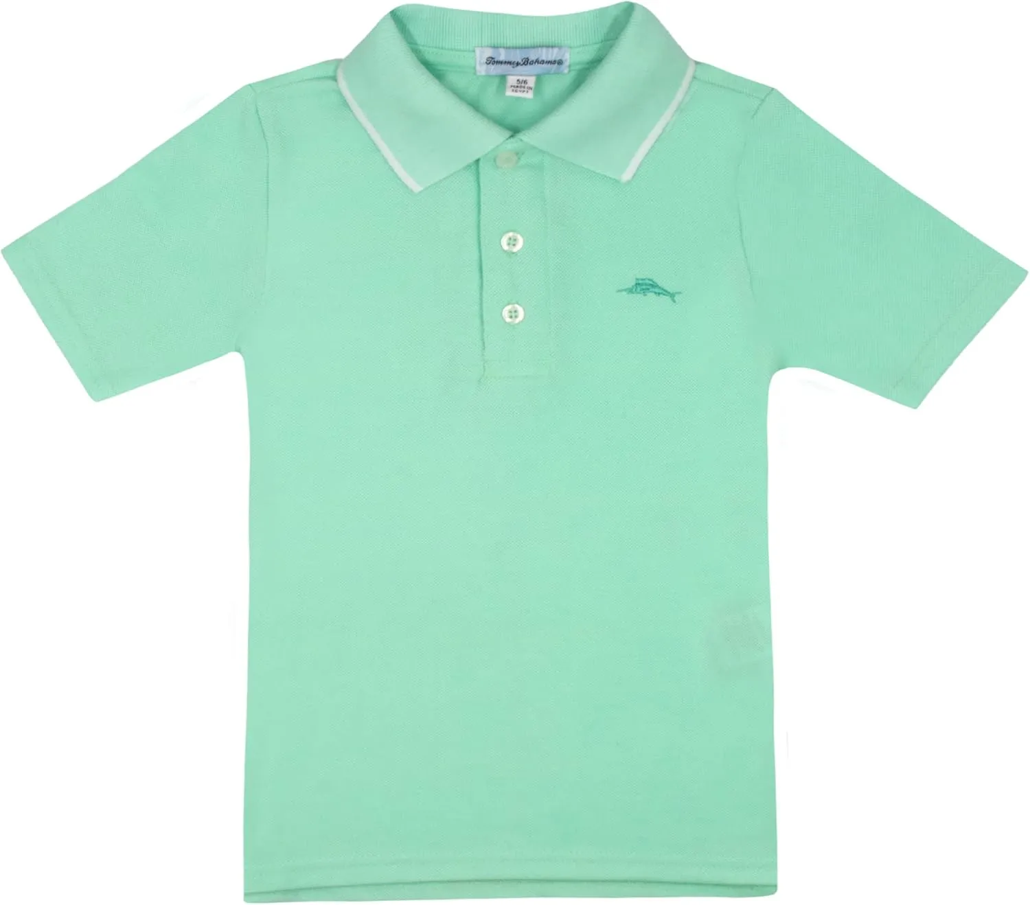 Tommy Bahama Boys Classic Fit Polo Shirt 3-Pack, Short Sleeve T-Shirts with Collar, Front Button Closure and Embroidered Logo