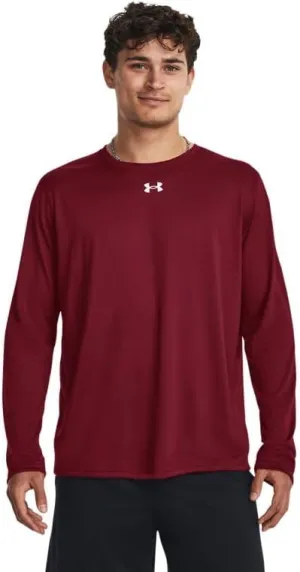 Under Armour Men's Team Tech Loose White/Grey Long Sleeve Shirt