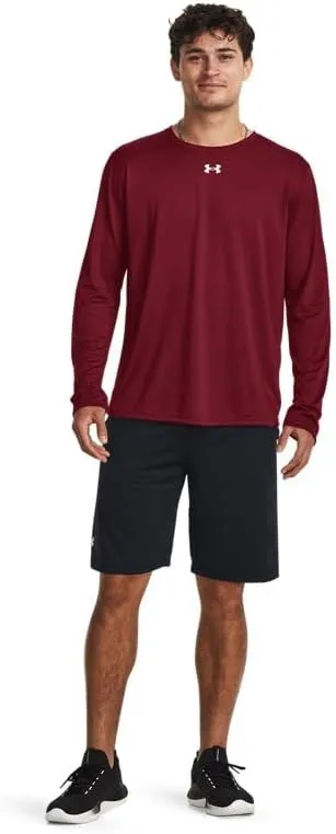 Under Armour Men's Team Tech Loose White/Grey Long Sleeve Shirt
