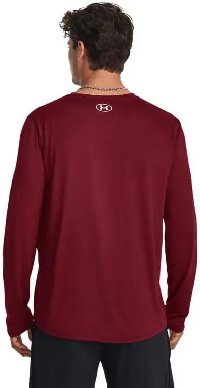 Under Armour Men's Team Tech Loose White/Grey Long Sleeve Shirt