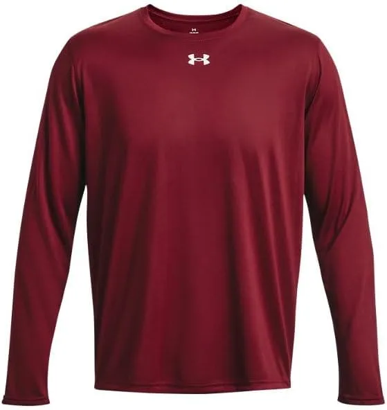 Under Armour Men's Team Tech Loose White/Grey Long Sleeve Shirt