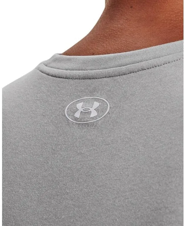 Under Armour Men's Team Tech Slvls Loose Grey Short Sleeve Shirt