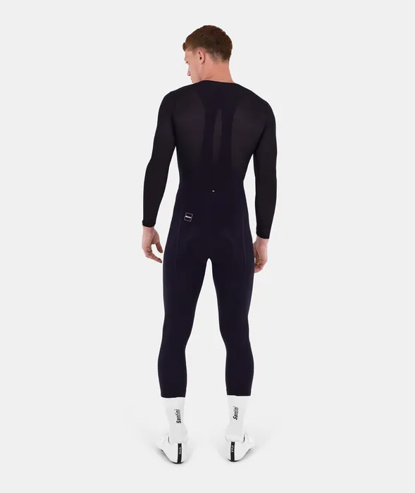 Unico Cool Weather Bib Tights Men Black by Santini
