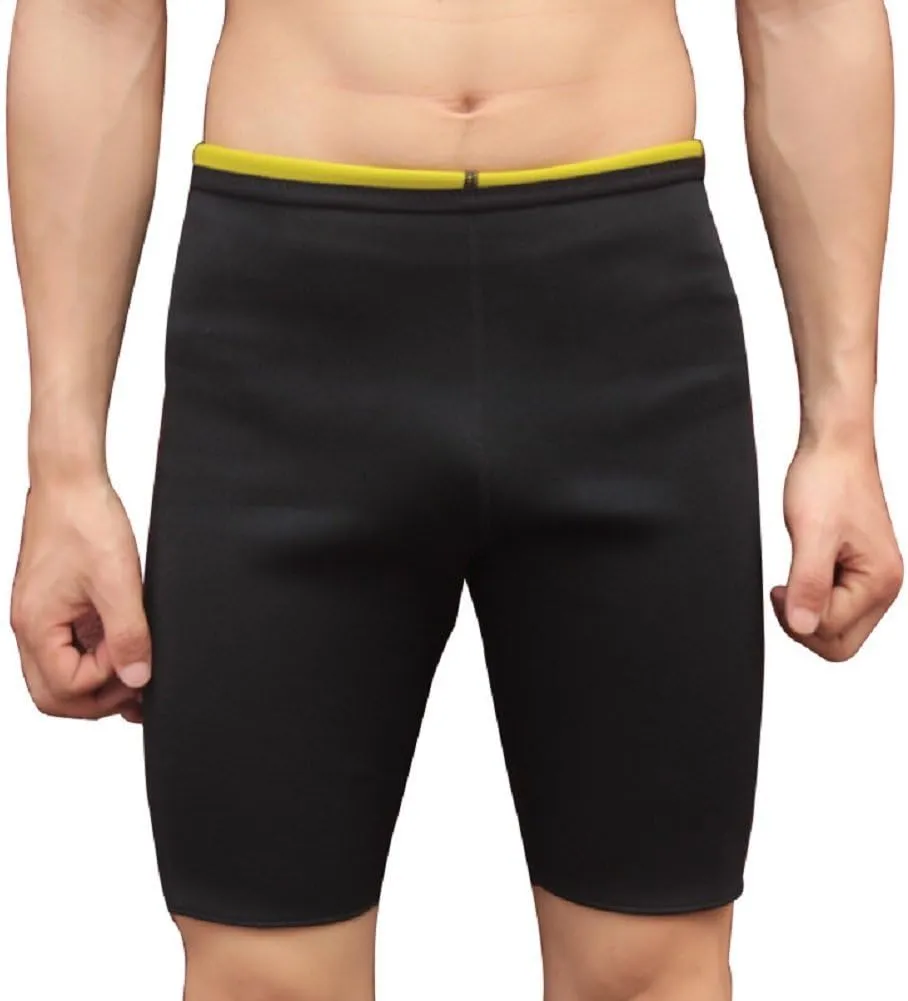 Valentina Mens Hot Body Shaper Shorts Workout Sweat Sauna Pants for Weight Loss