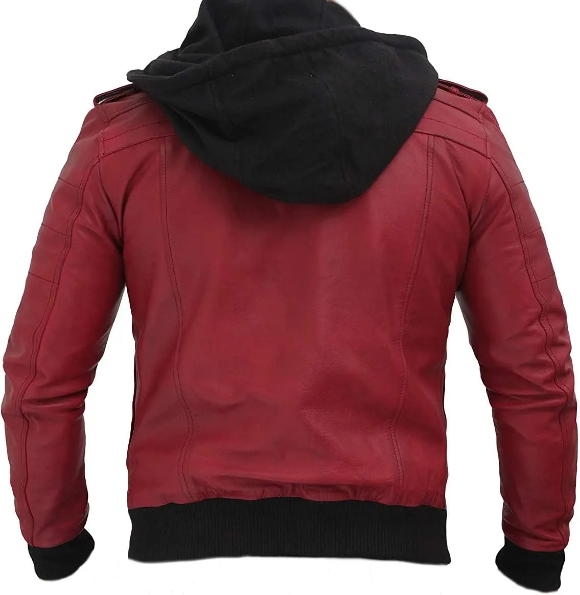 Visionary Modish Men's Fashion Real leather jacket- Genuine Lambskin leather jacket Biker Style-VM19217211