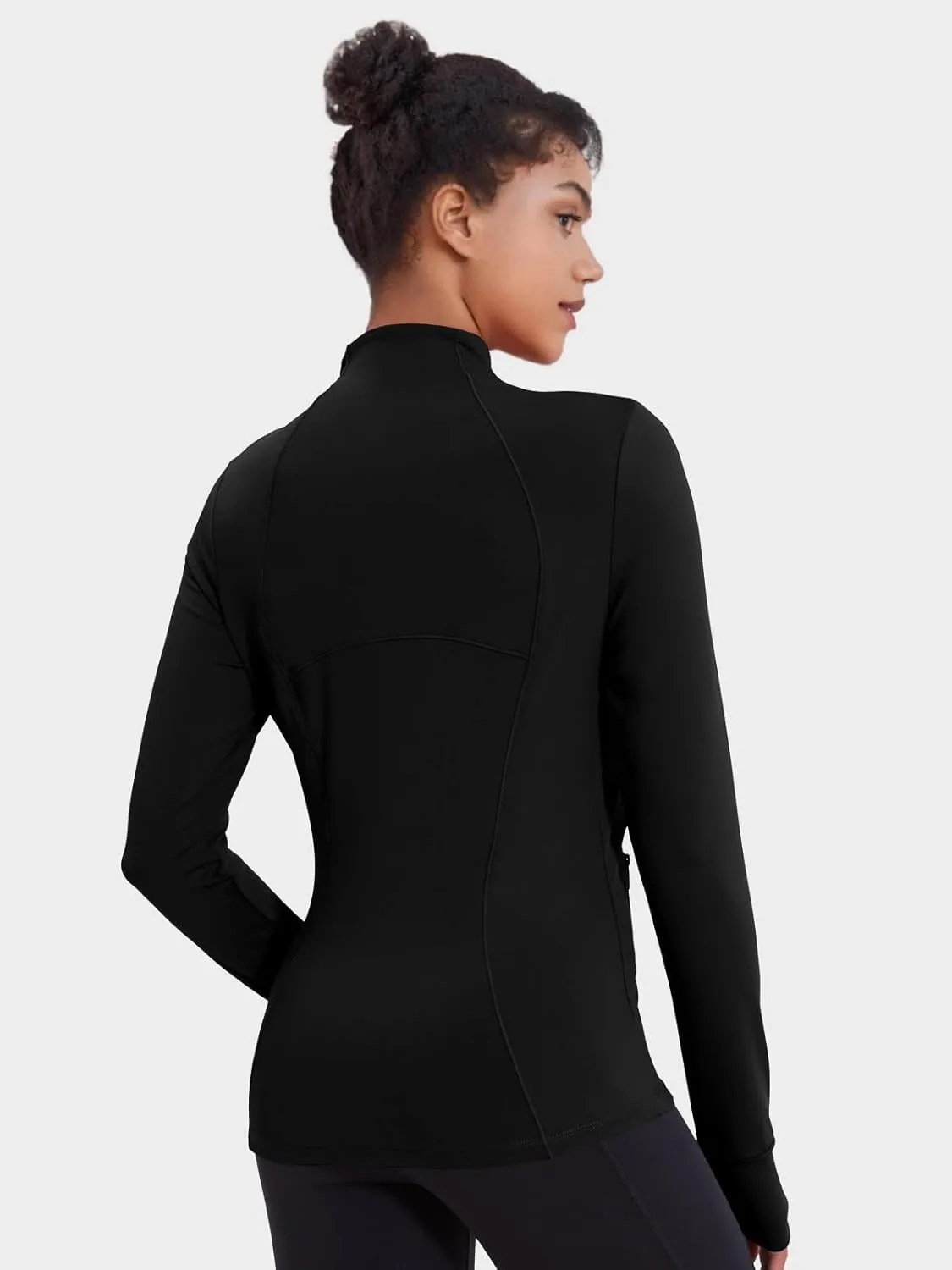 VUTRU Women's Workout Jacket Zip Up Athletic Lightweight Running Yoga Jacket with Pockets