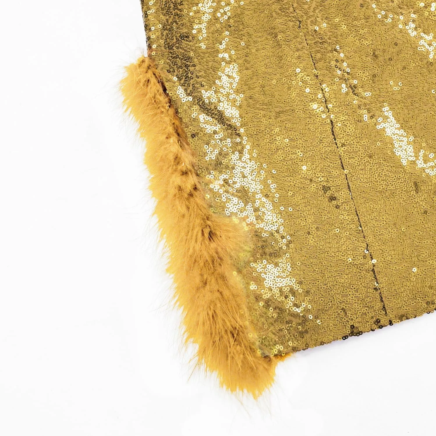 Women Sequin Jacket Long Sleeved Slim Blazer with Pocket