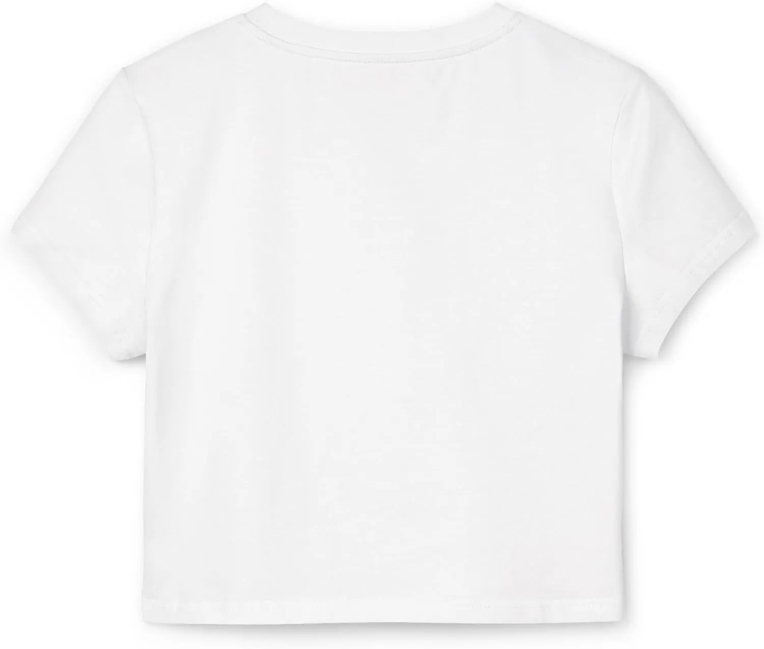 Women's Crop Top Tee, Summer Short Sleeve T Shirt, Slim Fit Graphic Letter Print, Sustainable Organic Cotton