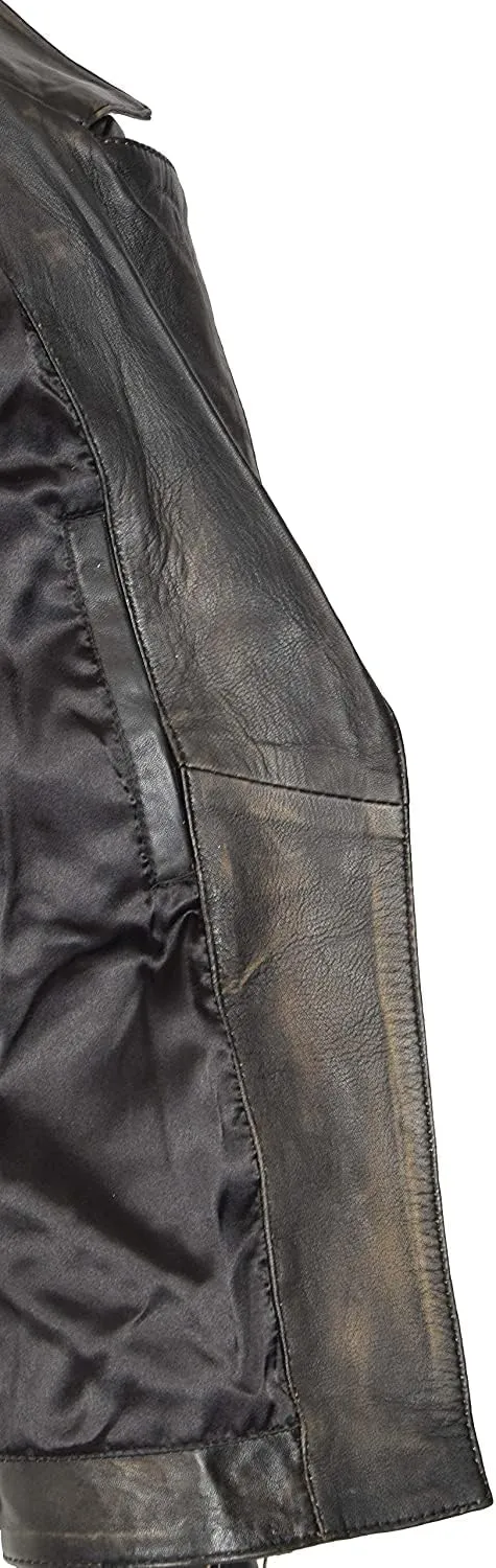 Womens Genuine Lambskin Leather Jacket | Classic rider leather jacket | Black Leather Jacket Women | Womens Leather Jacket