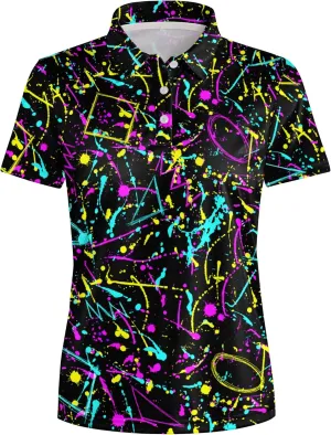 Women's Golf Shirt Moisture Wicking Quick Dry Polo Shirts Golf Outfits Golfer Gifts Ladies Polo Shirts