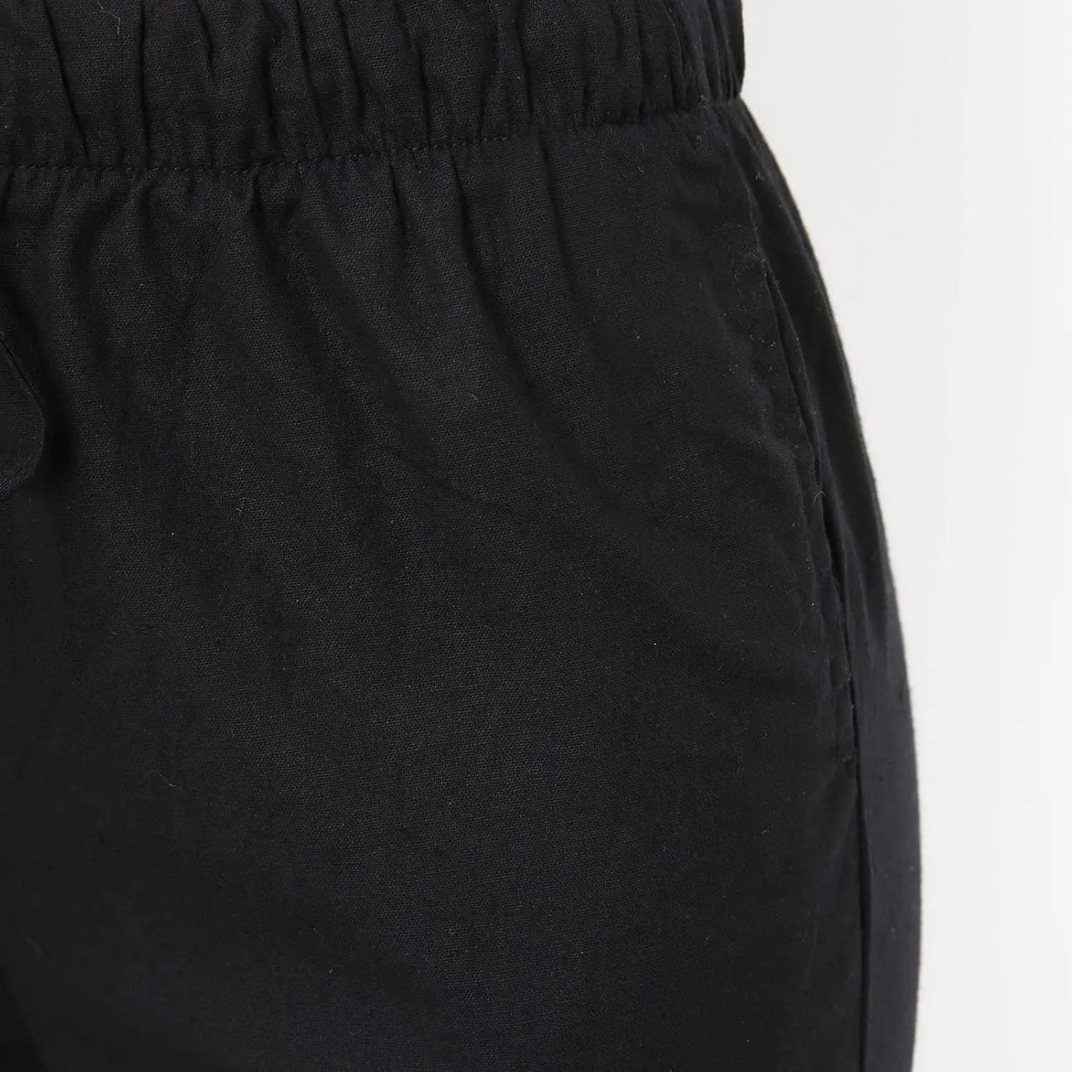 Womens Wide Leg Pants Summer Cotton Linen Casual Solid Color Flowy Trousers with Pockets Trendy Simple Comfy Baggy Pants
