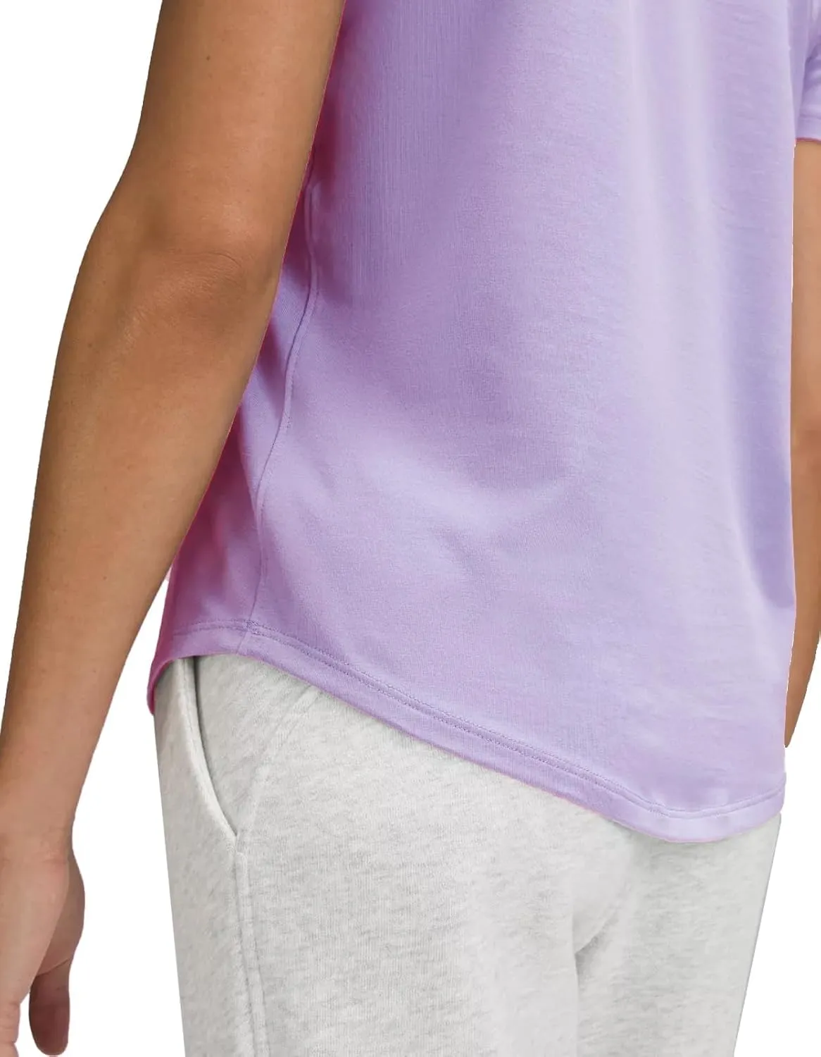 Women's Workout T-Shirt Short Sleeve Lightweight Crew Neck Shirts Yoga Running Exercise Athletic Tee Top